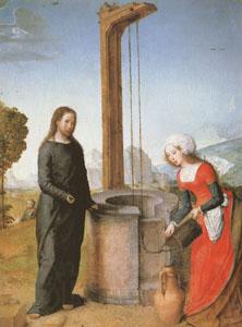 Juan de Flandes Christ and the Woman of Samaria (mk05) Norge oil painting art